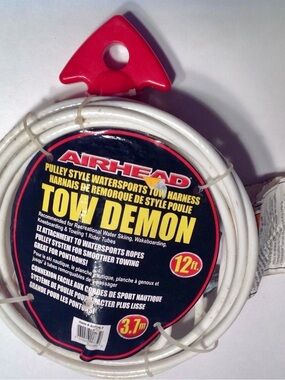 Airhead Tow Demon Harness 12' Cable For Boating Tubing Water Ski